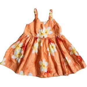 3/$15 Pacific Legend Hawaiian Floral Sleevless 100% Cotton Dress - 6 months